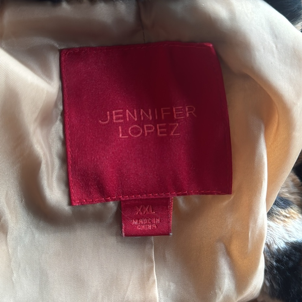 Leopard Print Faux Fur Jacket - Picture 10 of 10